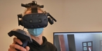 Person mit VR-Brille